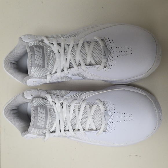 Nike Overplay VII All-White Sneakers - Picture 1 of 7